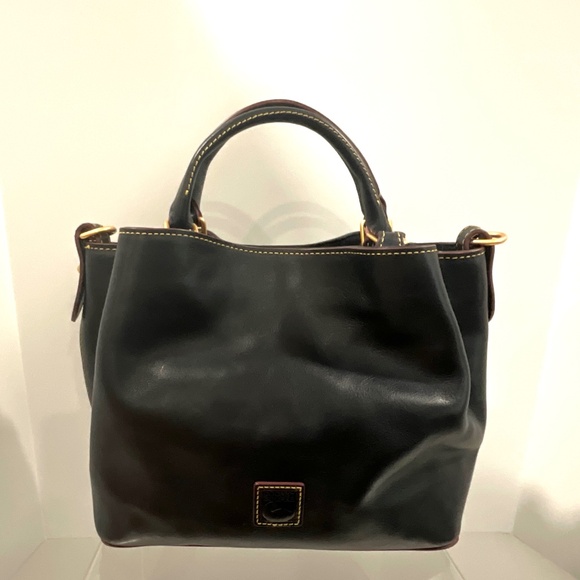 Dooney & Bourke Navy Florentine Brenna like new - Picture 3 of 13